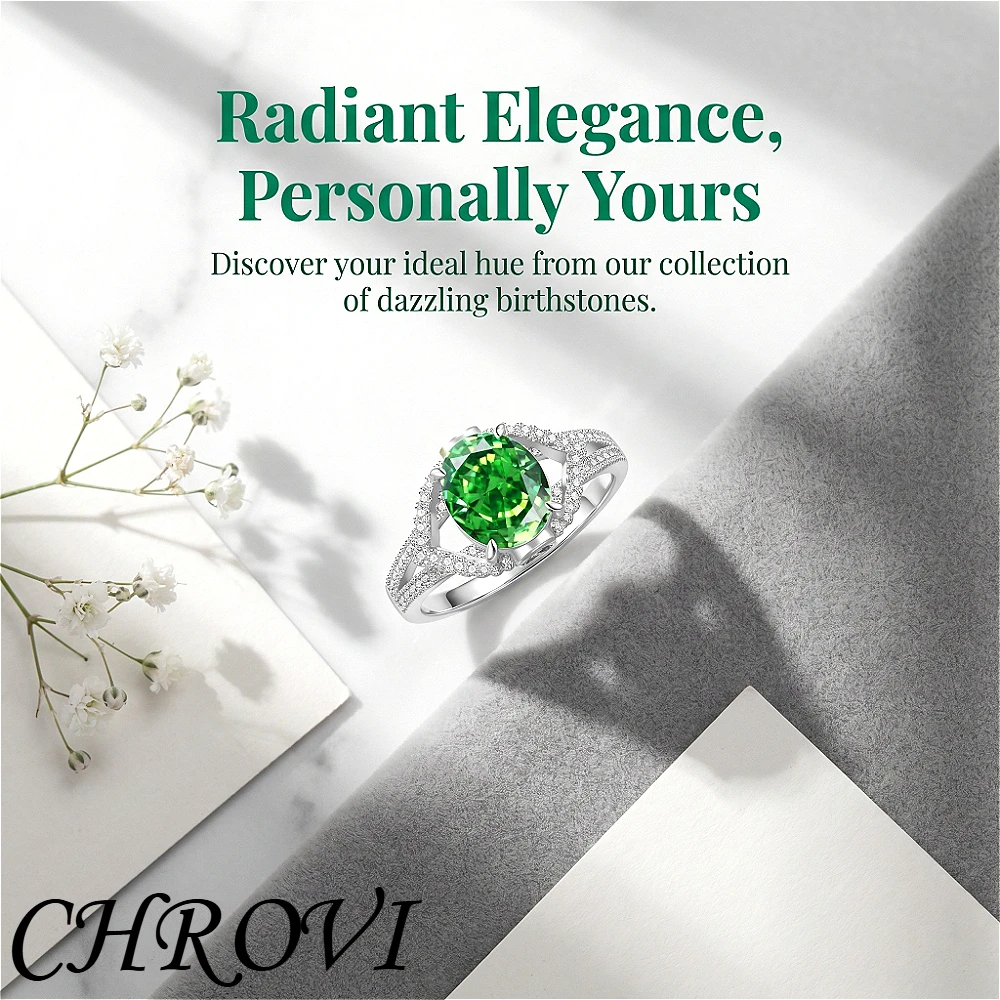 Luxury-Style 925 Sterling Silver Gemstone Ring for Women - Super Sparkling High-Carbon Diamond Oval Ring