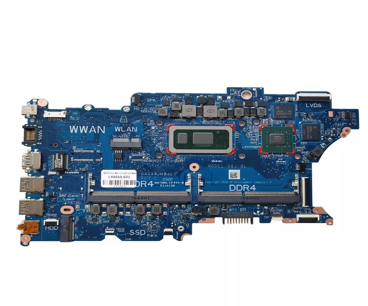

L44889-601 For HP Probook 450 G6 Laptop Motherboard I5-8265U MX130 2G 100% Full Tested