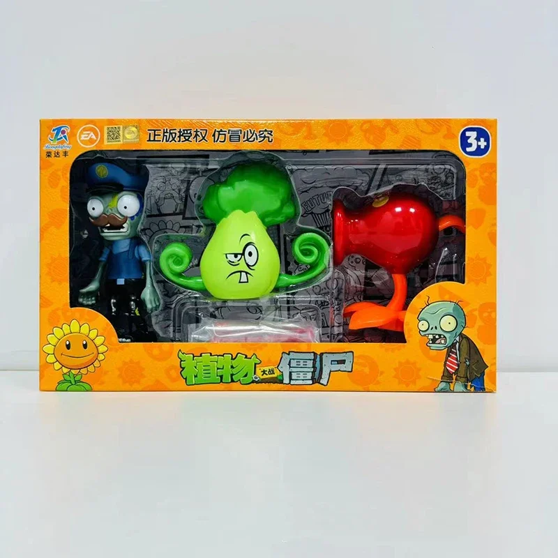 New Plants Vs. Zombies 2 Peashooter Bonk Choy Celery Stalker Toy Set Random 6 Styles Hard Plastic Game Figures Model Boy Gifts