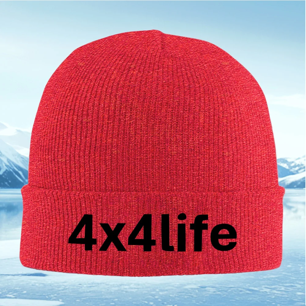 Texte graphique design police style hommes femmes unisexe tricoté chapeau bonnet pull casquette hiver thermique chaud noël en plein air cyclisme salut