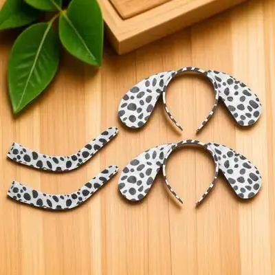 2 juegos de disfraz elegante diadema con orejas de perro pajarita cola para fiesta de Halloween mascarada Cosplay actuación de juego de rol