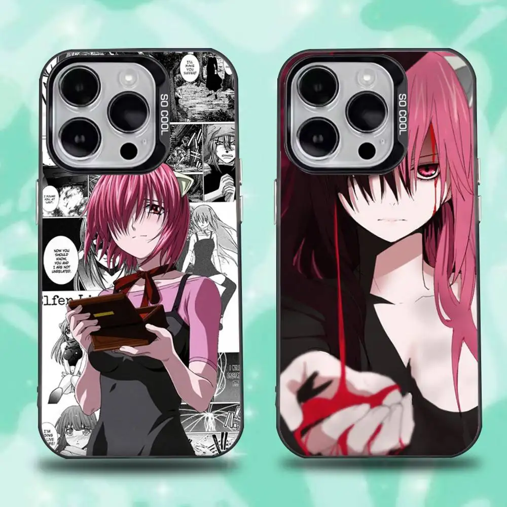 

COOL ANIME Elfen Lied Phone Case For iPhone 16,15,14,13,12,11,Mini,Pro,E,SE4,XS,MAX Black Candy Matte Cover