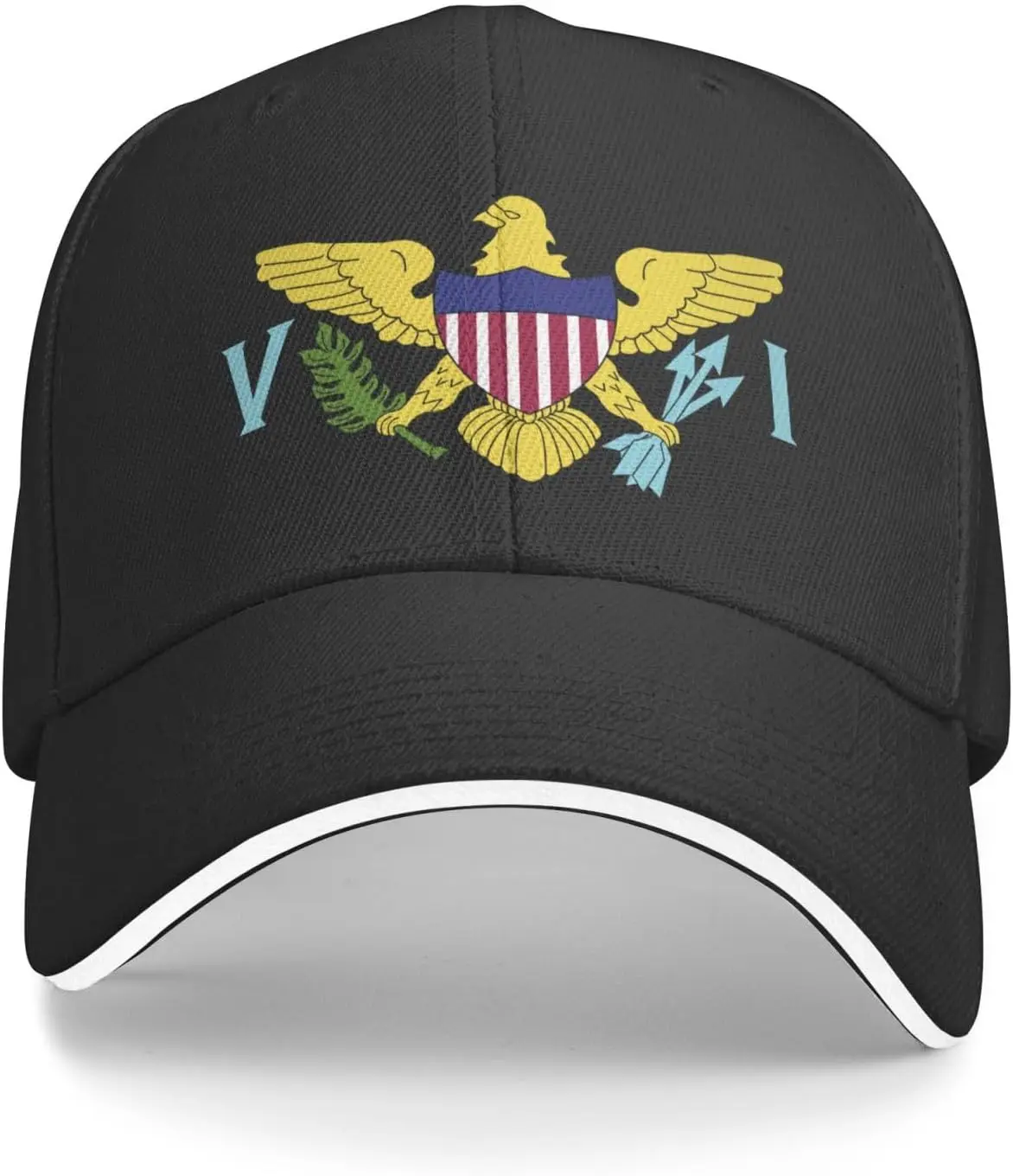 United States Virgin Islands Flag Snapback Cap Funny Casquette Adjustable Baseballcaps Men Sports Cap