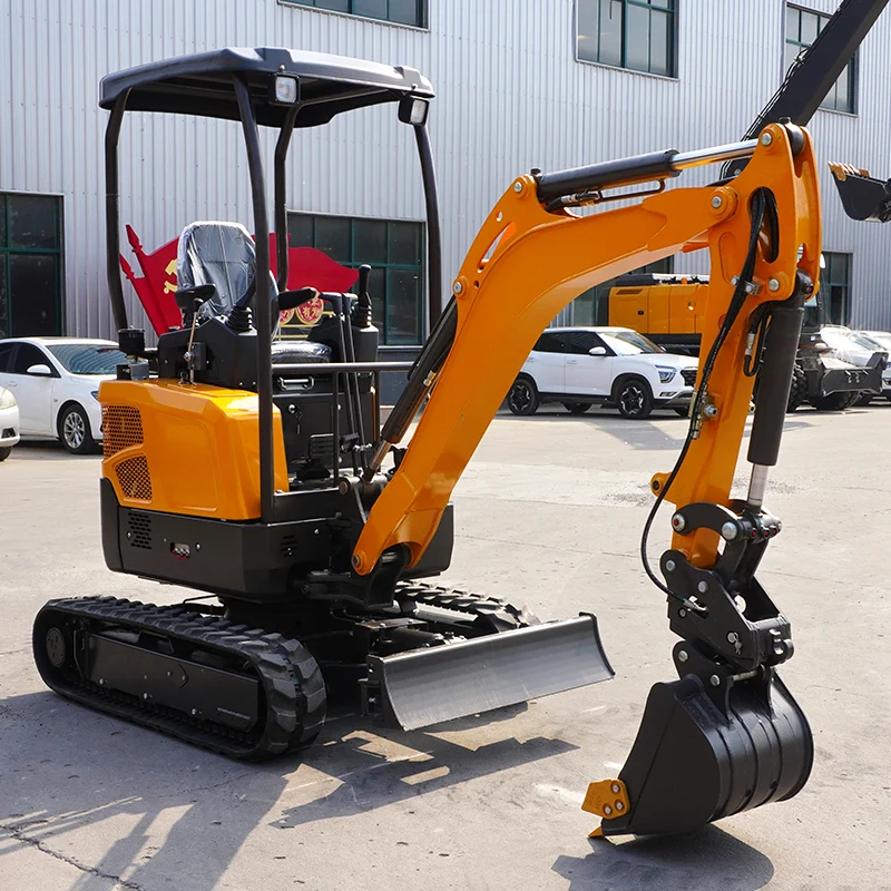 Customized CE New Mini Excavator 2 Ton Hydraulic crawler mini diggers excavator price efficient free shipping