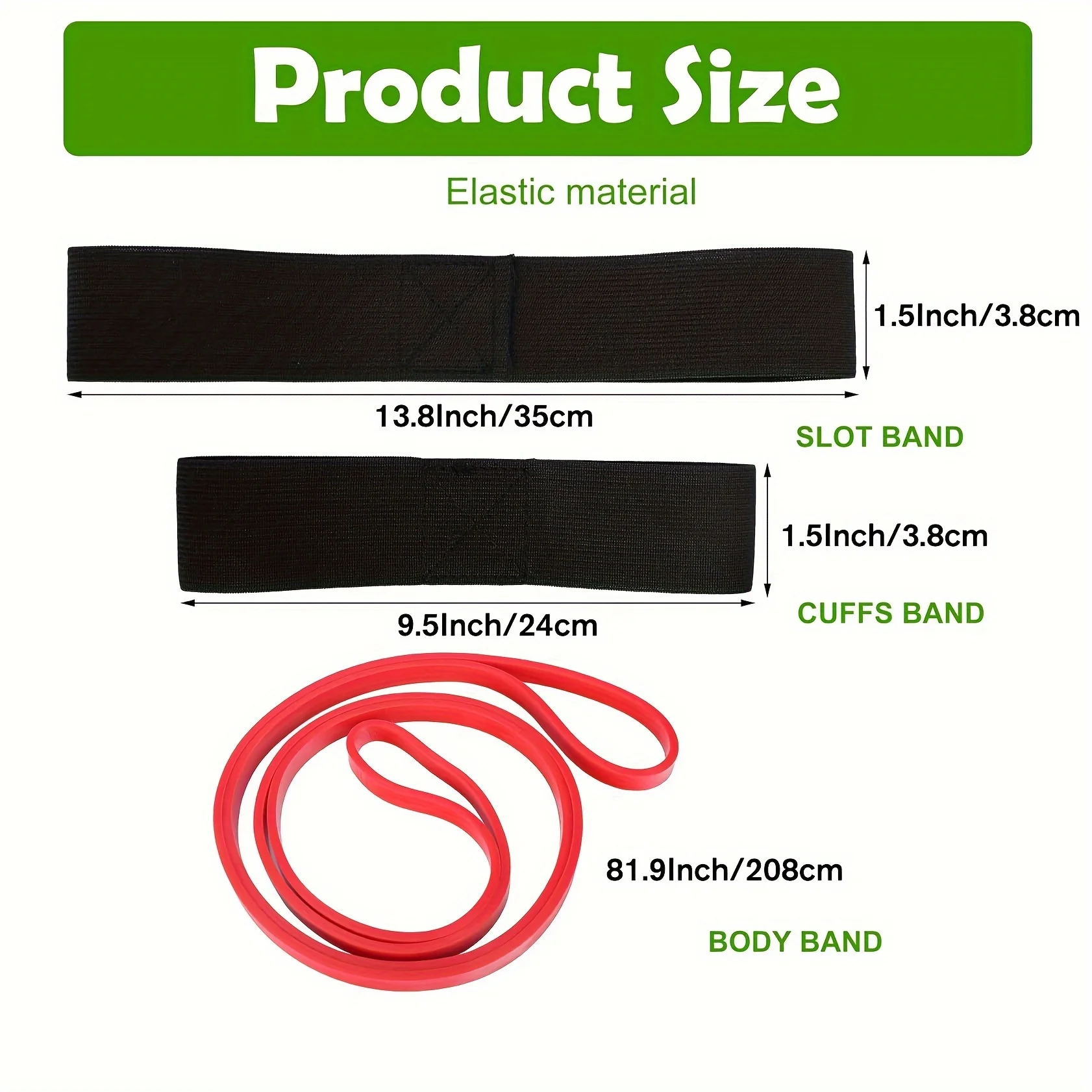 Baseball Swing Trainer Bands- Elastic Baseball Softball Hitting Resistance Bands- Baseball Batting Training Aids Equipments