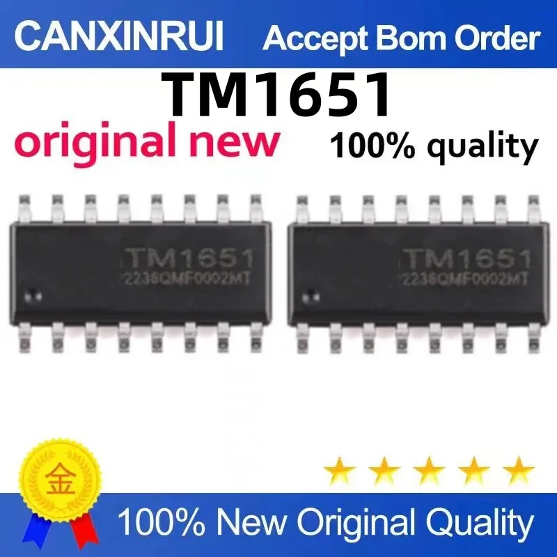 

（100 pieces）TM1651 SOP16 4X7 Segment 7Key LED Nixie Tube Panel Driver IC