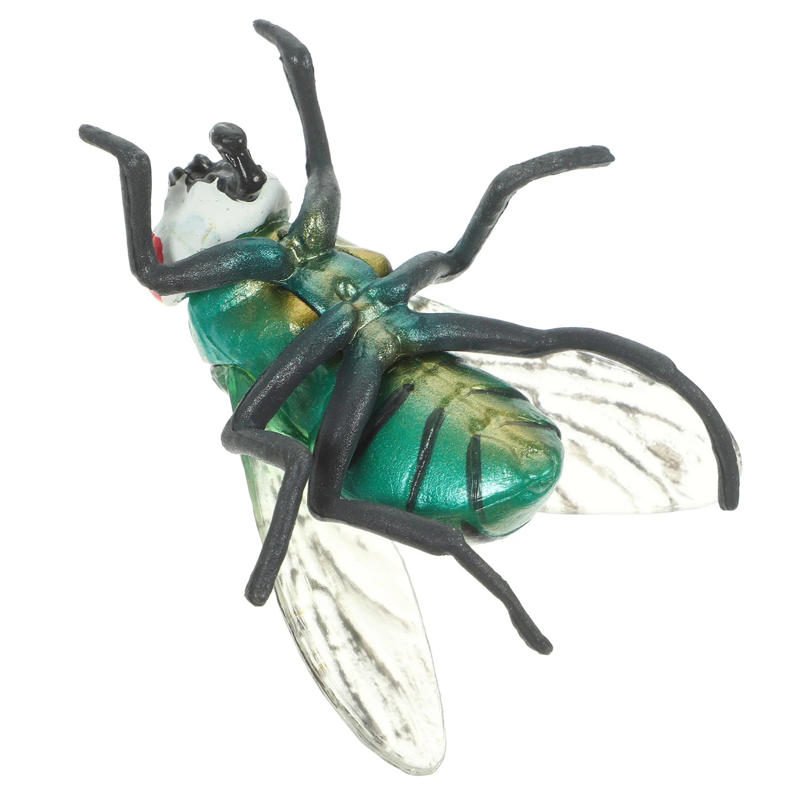 Modelo de mosca doméstica realista, brinquedo de insetos, material plástico, brinquedo educacional cognitivo, moscas artificiais, simulação assustadora