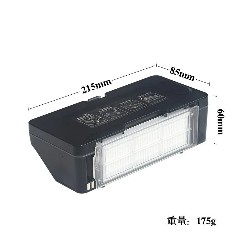 Piezas de caja de polvo de tanque de agua 2 en 1 para Robot aspirador Xiaomi Mop 2S MI MOP 3C VIOMI V2 V3 VACUUM S10 XMSTJQR2S B106CN Accesorios