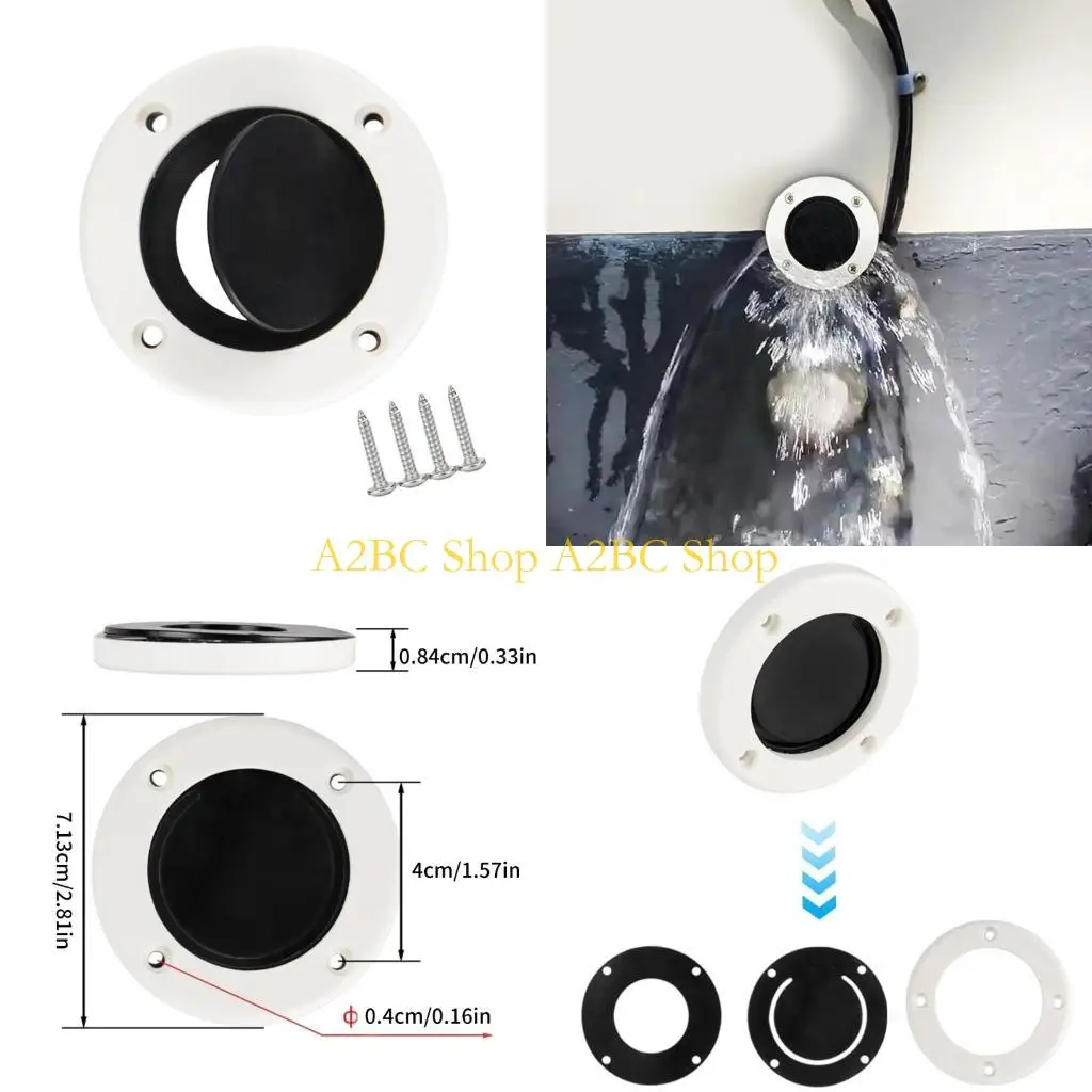 

A2BC Практическое решение для дренажа яхт Швертовые клапаны для лодок для эффективного оттока воды Коррозионностойкие лодочные