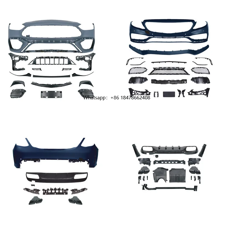 

Factory C205 Modified Upgraded Front Rear Bumper Kit Hood Fender Grille Body Kit for C205 C206