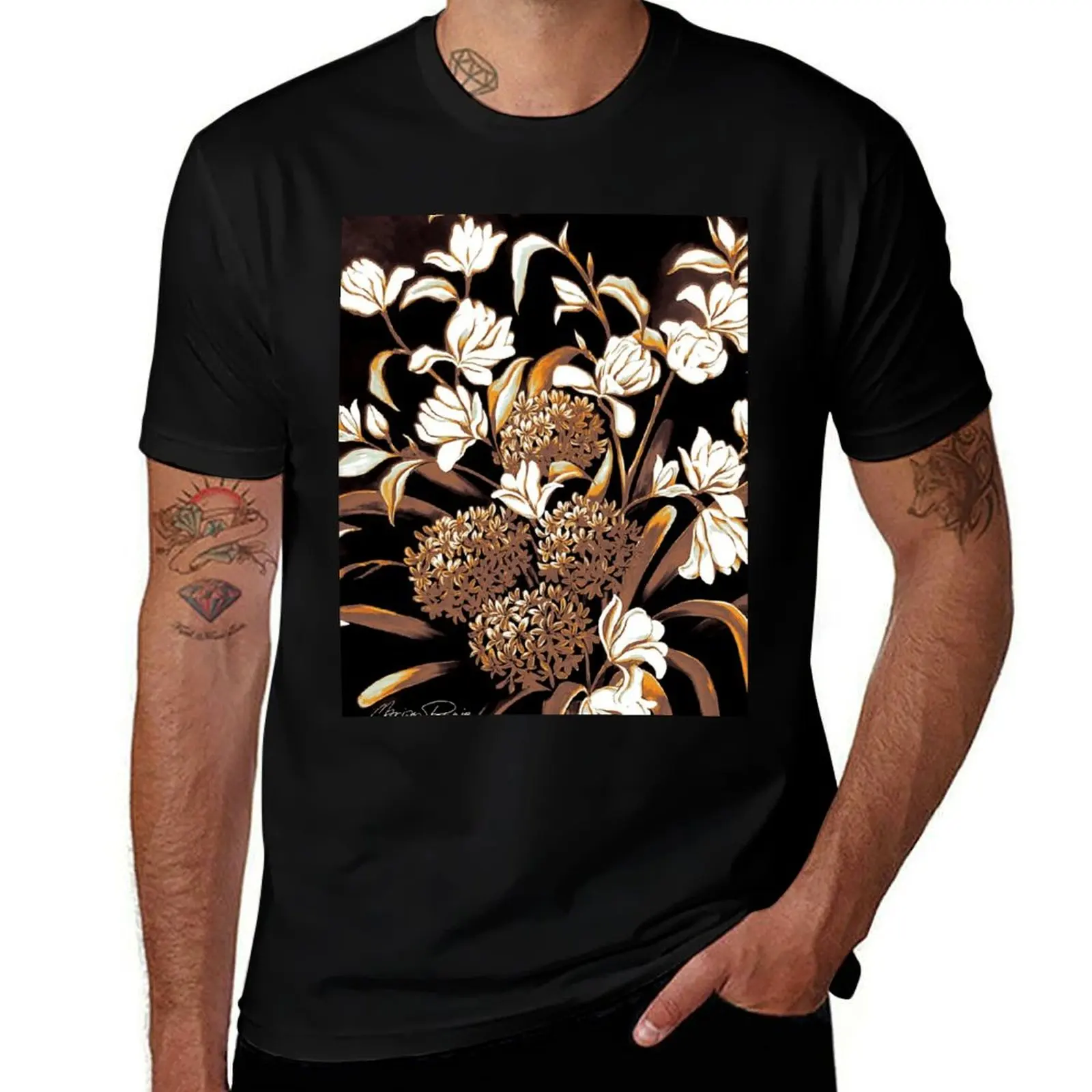 

White magnolias T-Shirt essential t shirt t shirt custom print