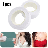 Feet Double Sided Fashion Body Tape, Clear Fabric Double Sided Beauty Clothing Tape for Clothes Dress Wedding Prom Lingerie;1pcs