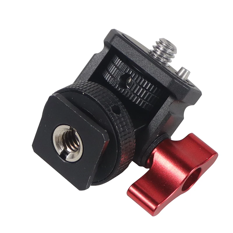 Monitor EVF Ständer Halter Kaltschuh Halterung für Kamera Feld Monitor Mikrofon Blitzschuh 180 Grad verstellbare Stabilisator Halterung – Detail 34