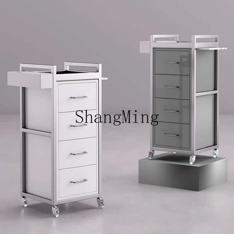 

CL Hair Salon Tool Cabinet Hairstylist Drawer Style Shop Product Floor Cabinet Hair Salon Special Storage Cabinet