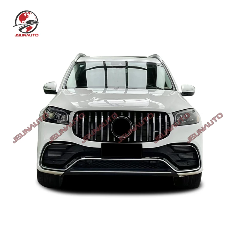 Retrofit Kit Front Bumper Rear Bumper With Exhause Tail pipes GLS63 Body Kit For Benz GLS x167 For 2016 2020 GLS Bumper