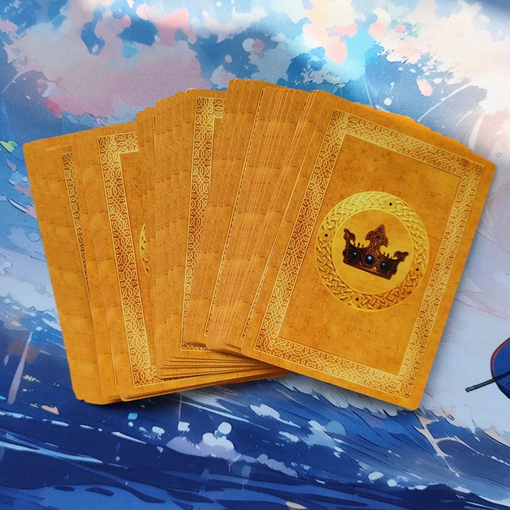 Novo 12x8.7cm versão espanhola deusa oracle cartões adivinhação para jogos de fortuna deck de 44 cartas, oráculo espanhol com palavras-chave