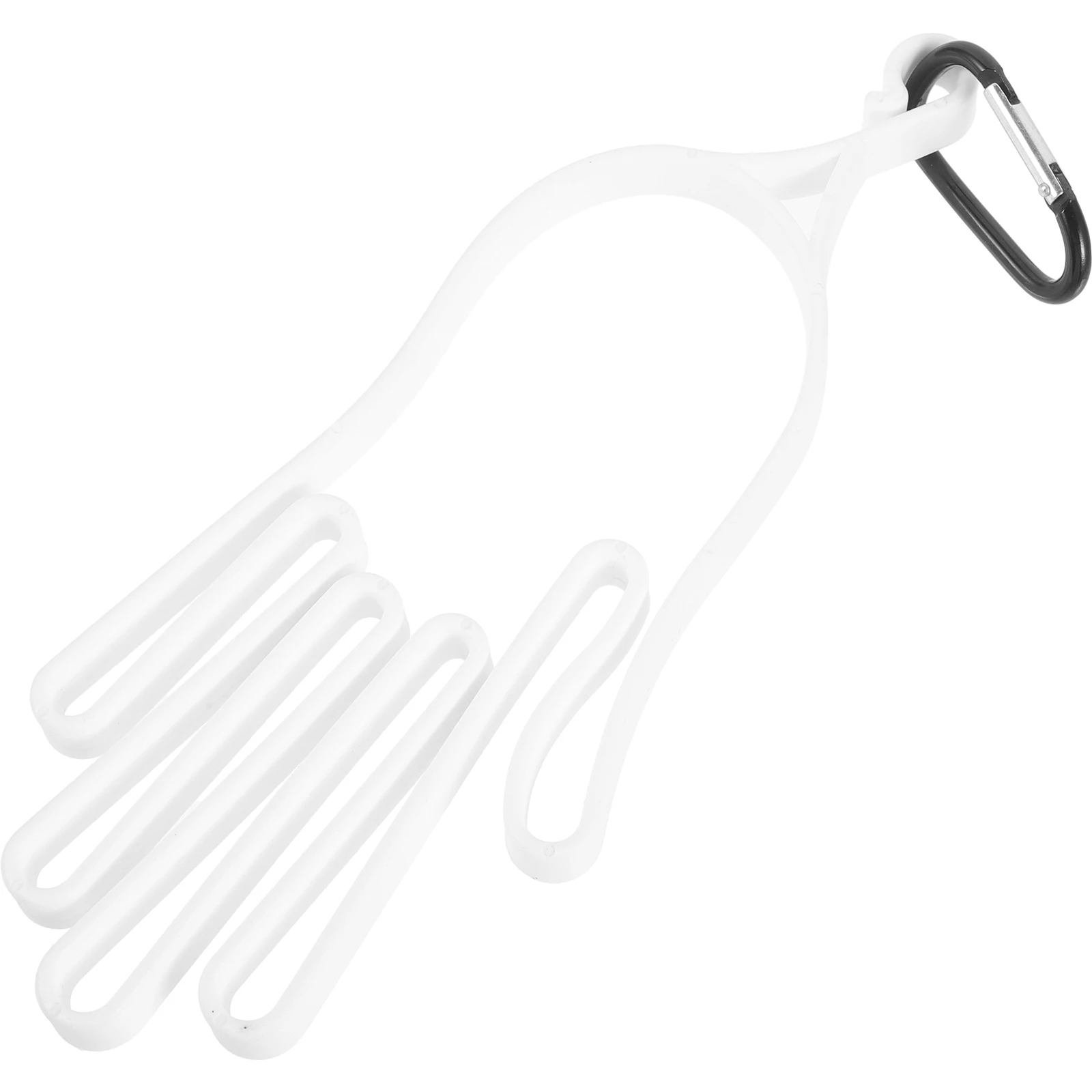 2pcs Glove Holder Golf Gloves Support Frames Drying Rack Plastic Abs White Color Anti Shrink Golf Accessories Training Equipment