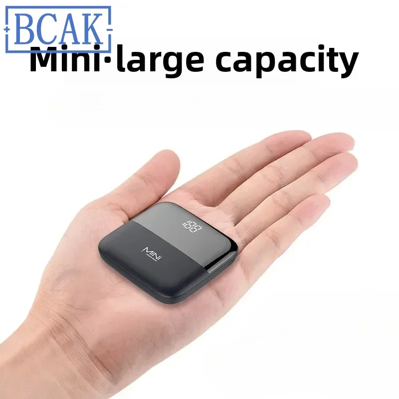 New Style Digital Display Power Bank, Fast Charging Mini, Light, Compact and Portable BCAK Mobile Power Supply 20000mAh Large Ca