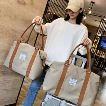 GP 일본 여행 가방 여성용 체육관 가방 습식 및 건식 분리 단기 여행 휴대용 수하물 가방 대용량 출산 여행 가방 