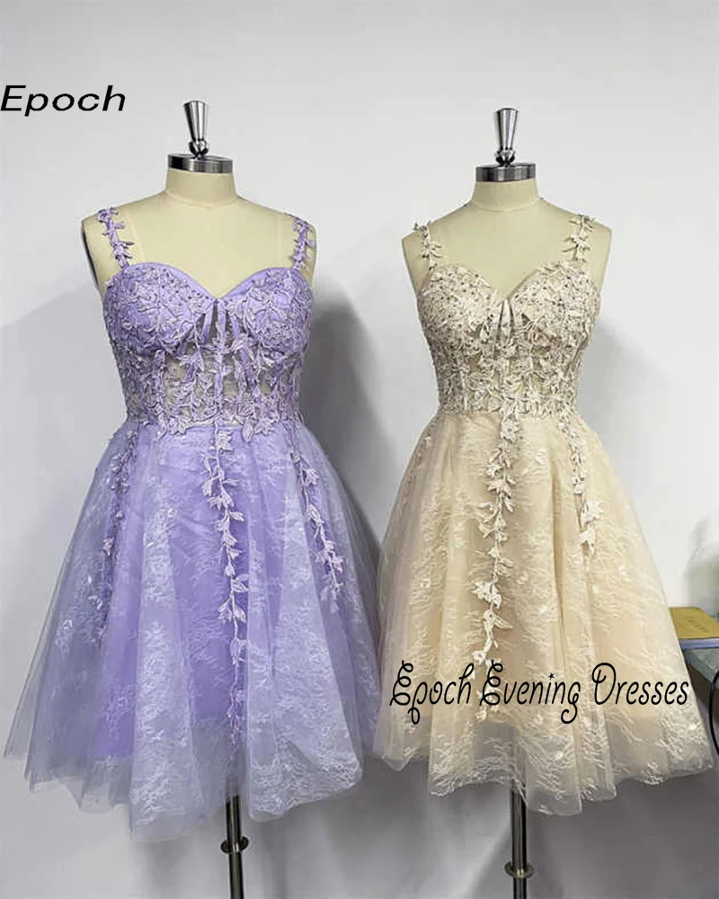 Epoch Mini Avondjurk فساتين مناسبة رسمية Spaghtti Riem Elegante Arabia Strand Cocktail Party Prom Jurk Voor Vrouwen