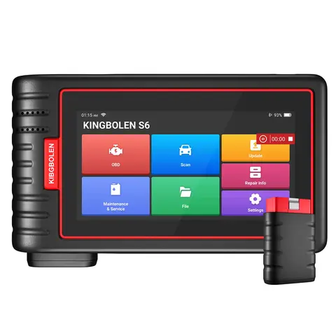 [Lifetime Free Update] KINGBOLEN S6 OBD2 Scanner All System Car Diagnostic Tools 28 Service BMS/TPMS/ABS Bleeding FCA AutoAuth