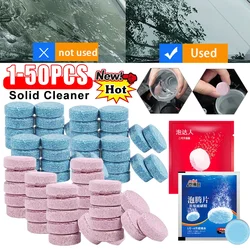 2-100PCS Solid Car Windshield Cleaner Effervescent Tablets Windscreen Window Glass Dust Wiper Car Cleaning Tool Car Accessories