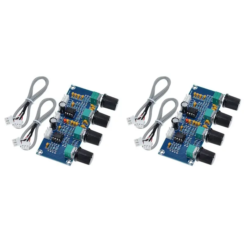 BNVN-2X XH-A901 Tone Board Preamp With Treble, Bass, Volume Adjustment Pre-Amplifier Tone Controller For Amplifier Boards