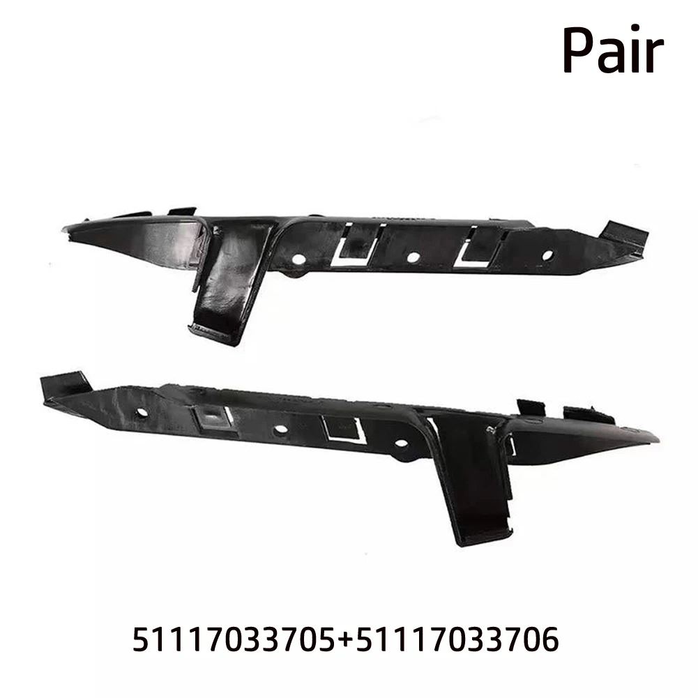 

Автомобильные запасные части, кронштейн бампера, кронштейн бампера, 2 шт. 51117033706 51117033705 для 535i 545i 550i, кронштейн переднего бампера