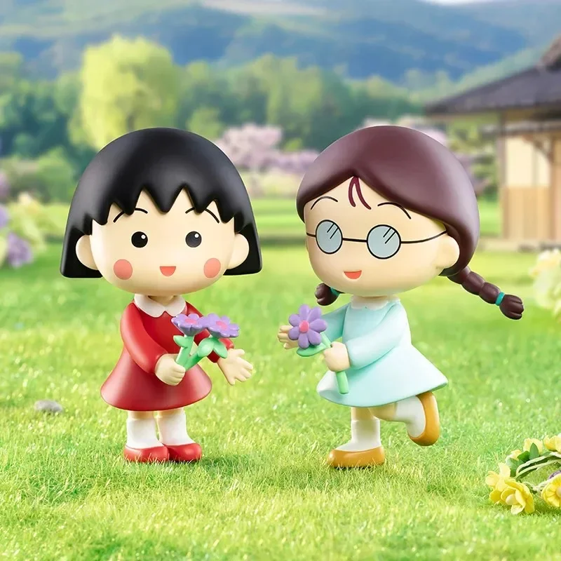 البوب مارت تشيبي ماروكو تشان الوقت معك سلسلة صندوق أعمى اللعب Kawaii أنيمي عمل الشكل كايكسا كاجا مفاجأة صندوق الغموض