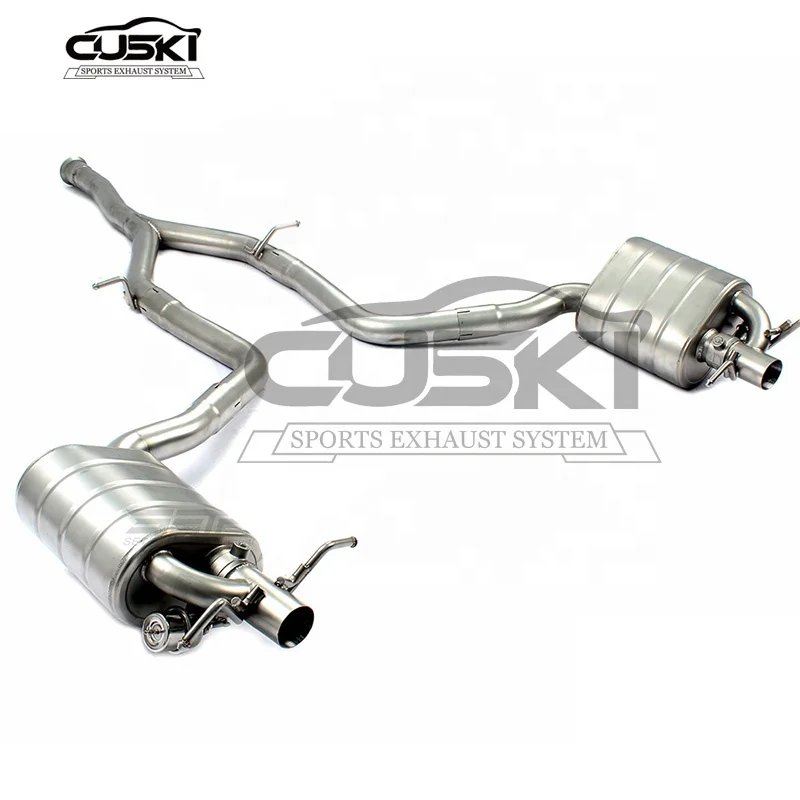 High performance Catback Exhaust For Mercedes-Benz C200 1.8T W204 2010-2015 quality Stainless Steel Exhaust System