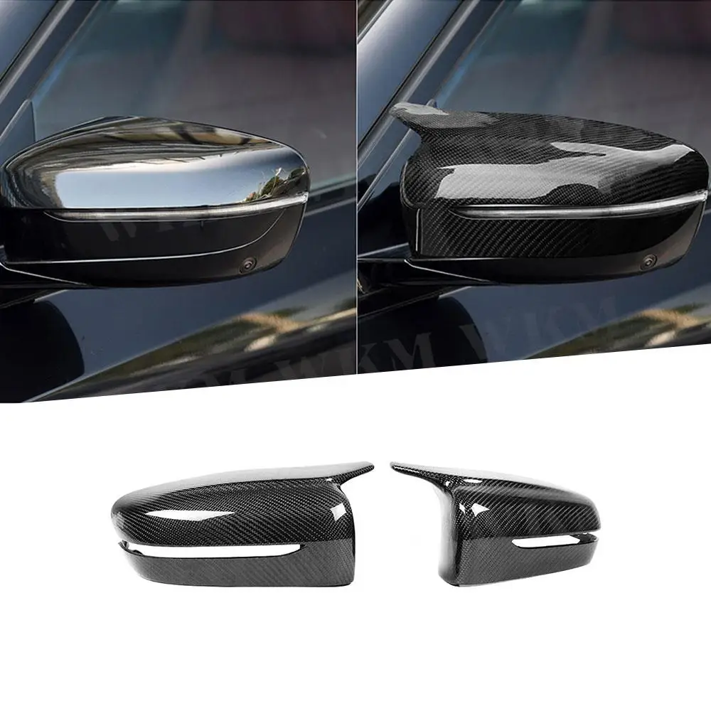 

Carbon Fiber Rearview Mirror Cover For BMW 3 5 6 7 8 Series G11 G12 G14 G15 G16 G20 G21 G30 G31 2020+ Replacement LHD