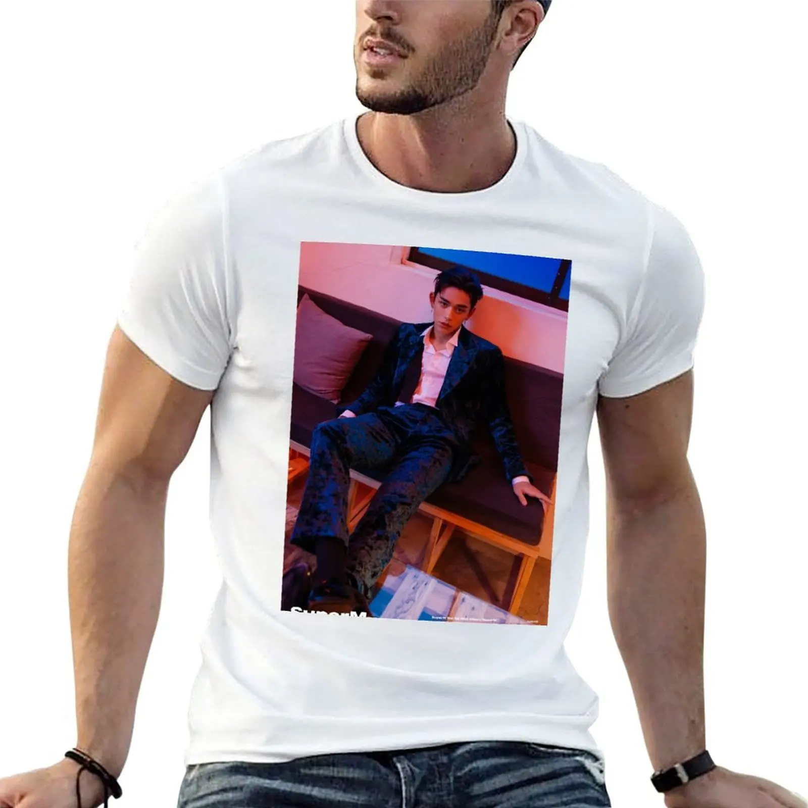 SUPERM JOPPING LUCAS T-Shirt rapper graphic tees man t shirt mens workout shirts