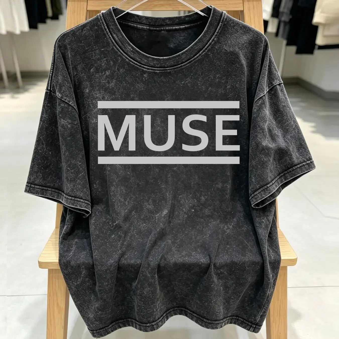 washed T Shirt Cotton Origin of Muse Matt Bellamy Dominic Howard Chris Wolstenholme vintage Washed Breathable Unisex Soft