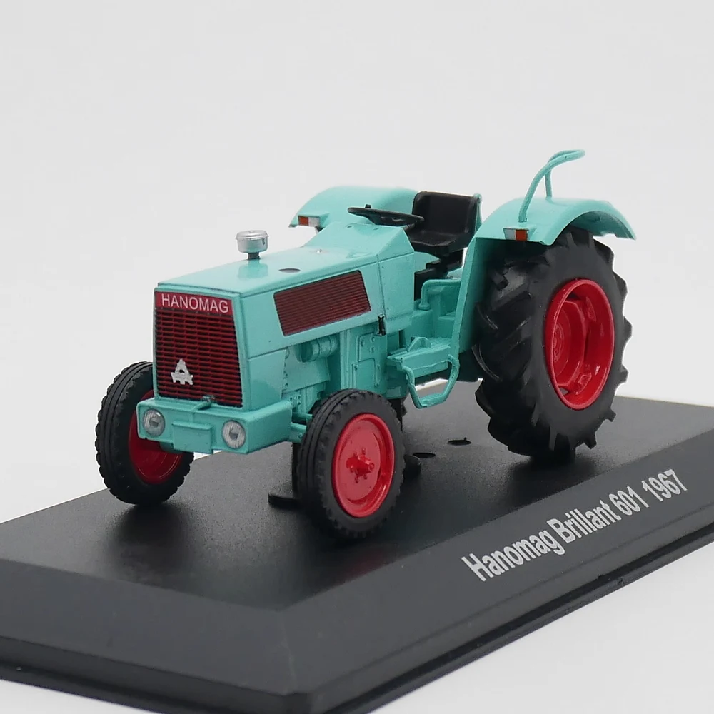 Modelo de Tractor agrícola IXO 1:43 Hachette Hanomag Brillant 601 1967, fundido a presión