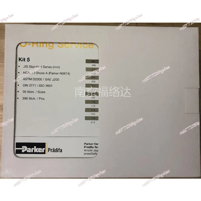 

Parker Kit4 No. 5 6 7 Imported Parker O-ring repair box 370405N0674 No. 5 repair box