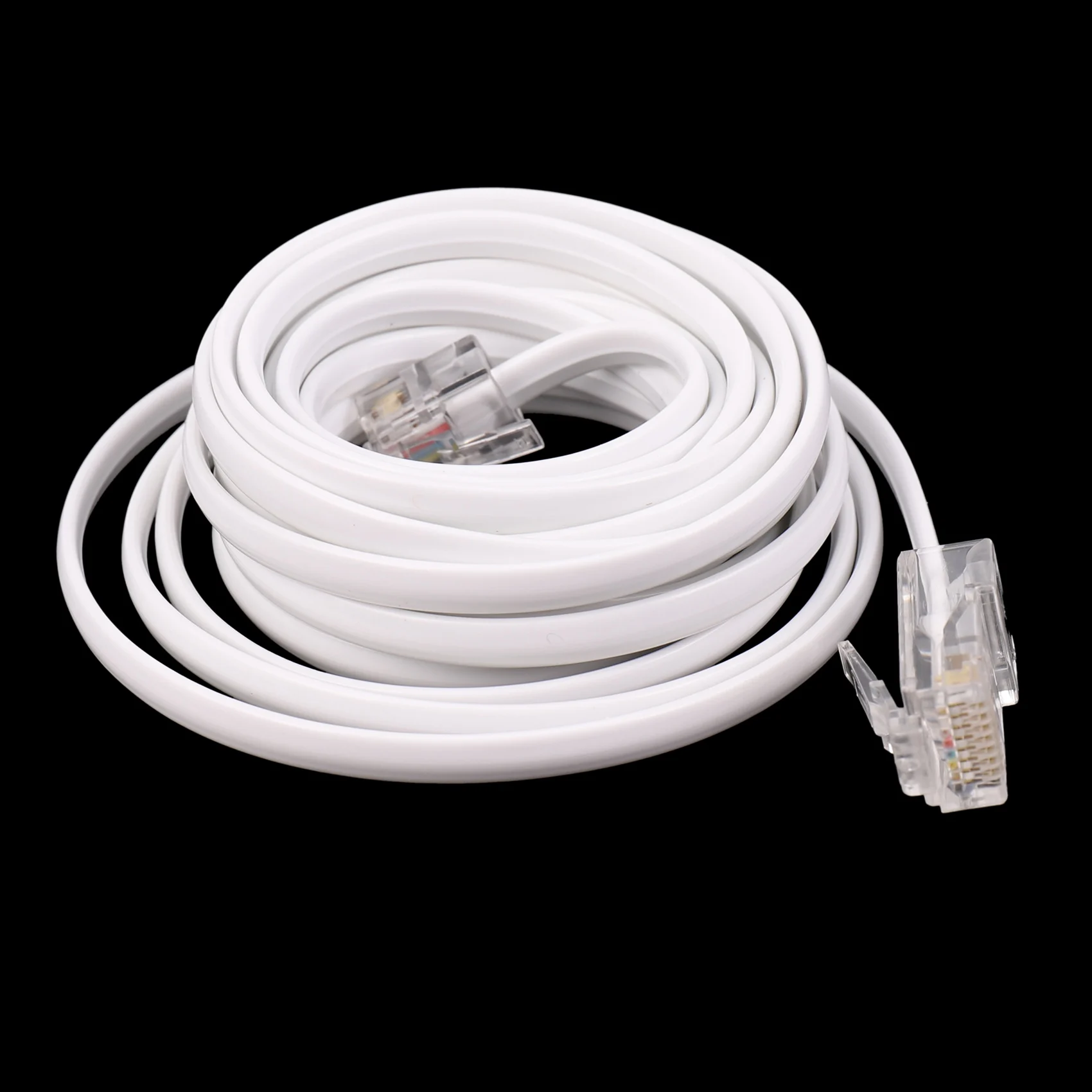 Cable de extensión de Internet para teléfono Modular RJ11 6P4C a RJ45 8P4C, 3 metros