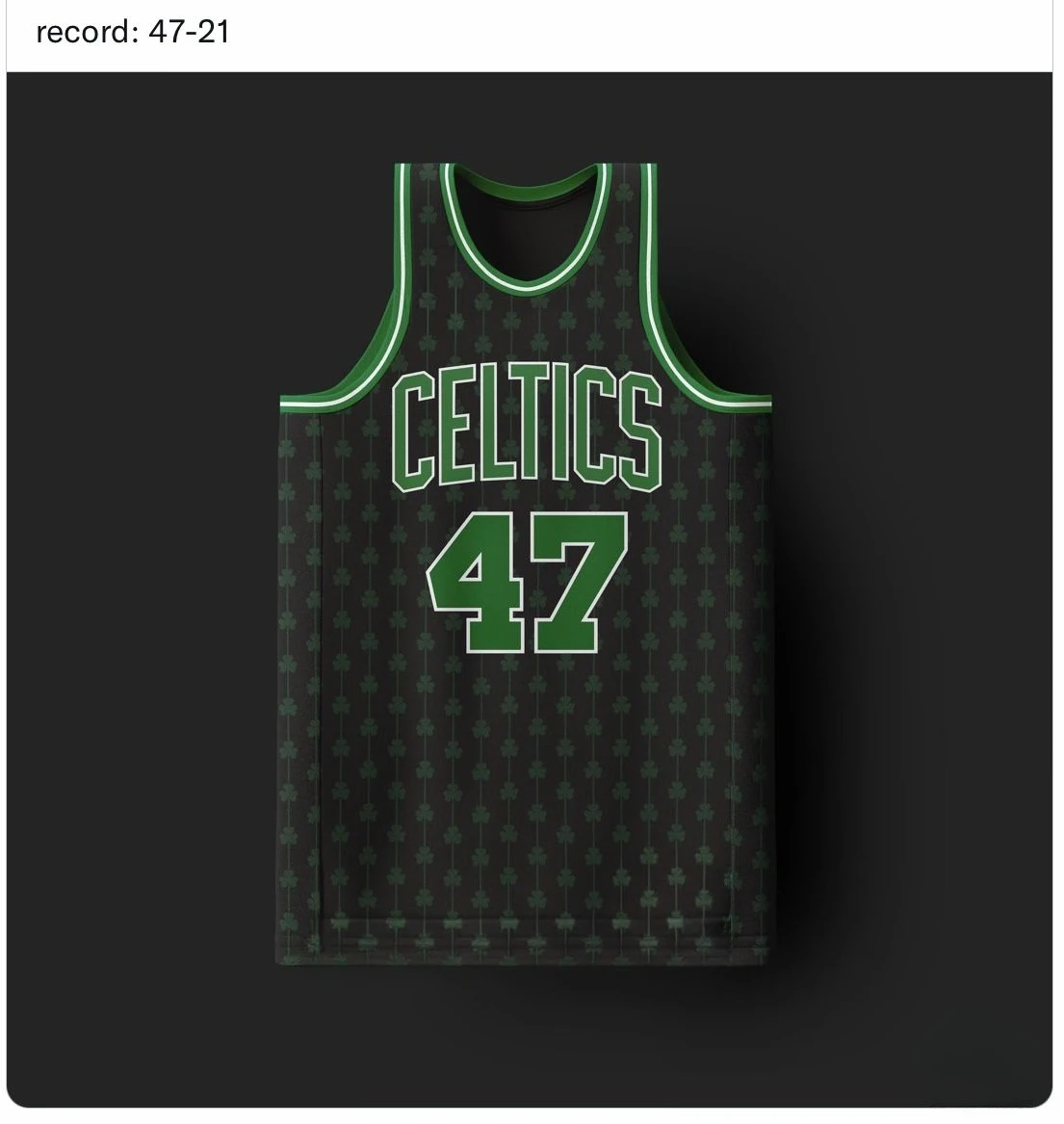 

2026 Hot Sale Basketball Jersey Black Green Clover Pattern Sleeveless Tank Top Sports Uniform Casual Streetwear Fan Vest Kids