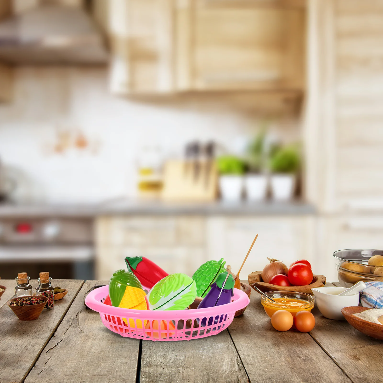 1 Juego de 1 Juego de cortar verduras para niños, juego de simulación de cocina, educativo, suave, divertido, regalo de fiesta, cocina para niños