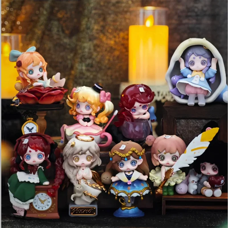 Ghost Keeno Mysterious Treasure second generation Blind Box Ti de Cute Girl action figure Mystery Box Table Decoration Collectib