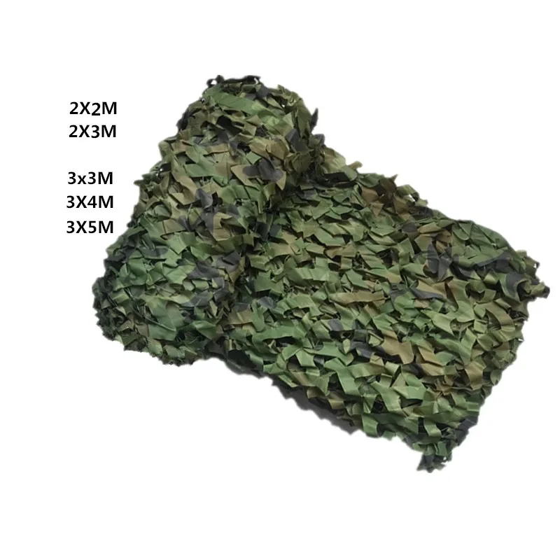 Army Camouflage Net  2x3 2x4 2x5 3x4 3x5 3x6 4x5 Military Jungle Covered Outdoor Sunscreen Garden gazebo Sun shade  Net