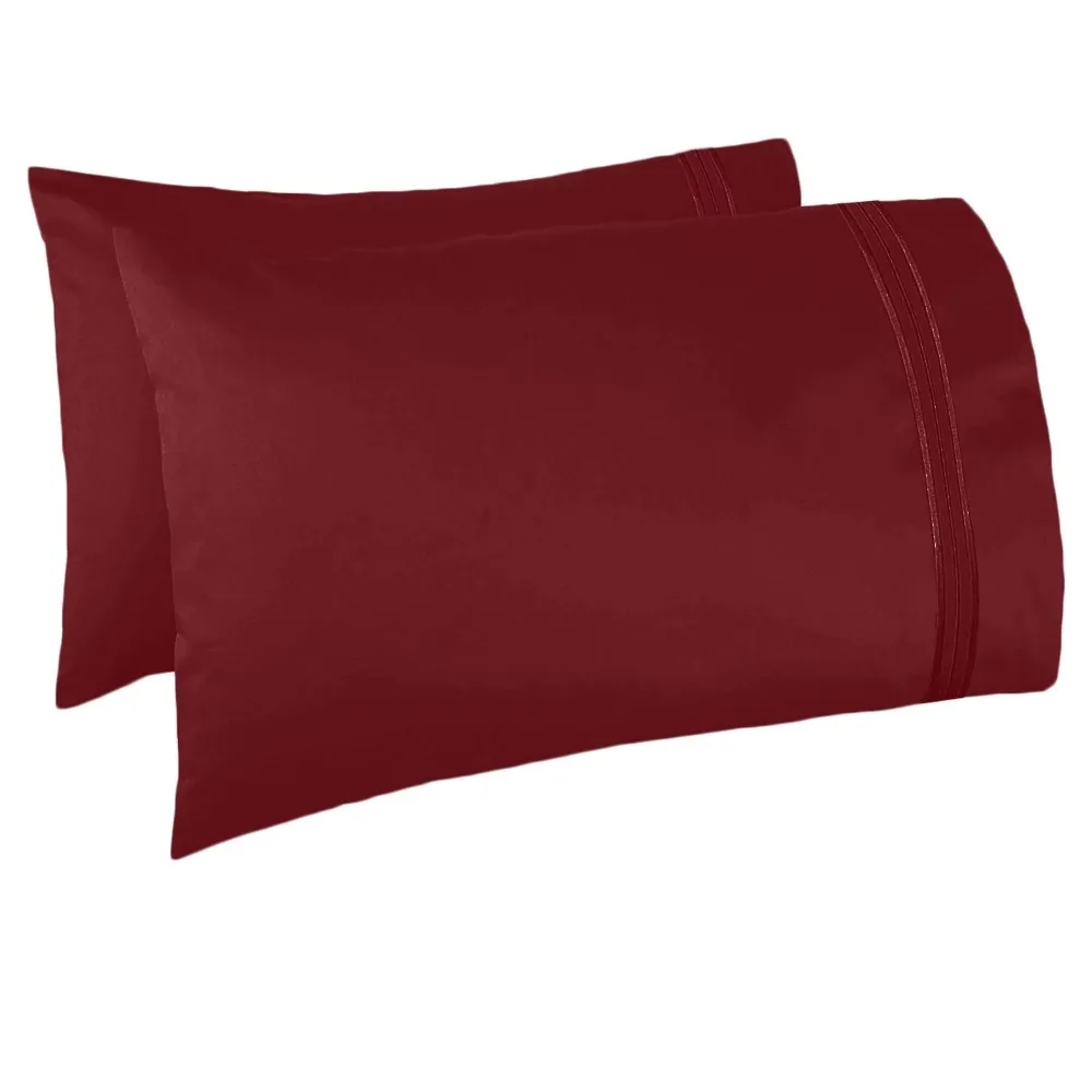 Mattress Cover Microfiber Collection Bed Sheet Set Deep Pockets Fitted Sheet Bedspreads for Bed Flex-Top King Burgundy Topper