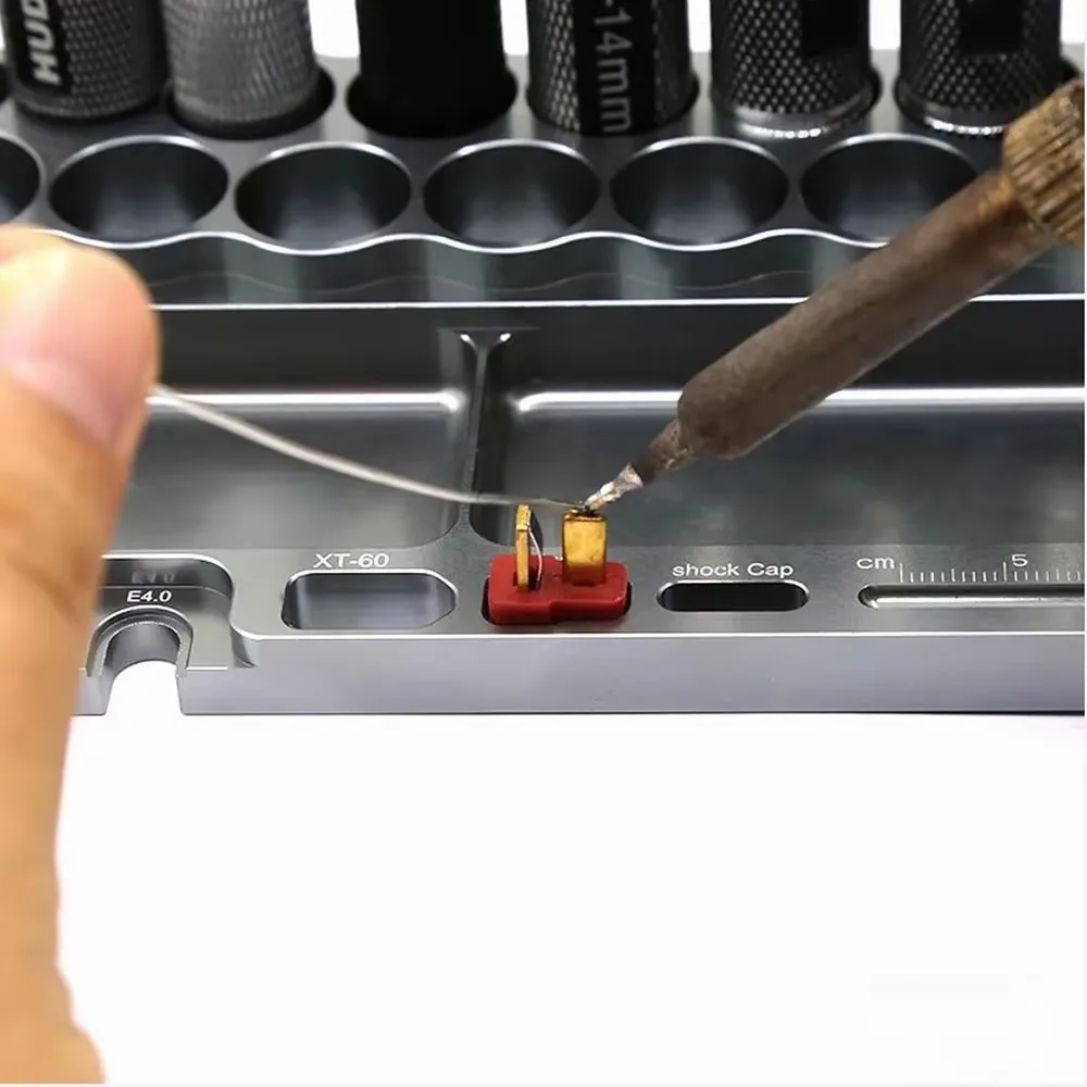 1/8 1/0 1/12 1/14 RC Auto Boot Drone Schroevendraaier Reparatie Tool Plank Hex Schroevendraaier Kit Houder Gereedschapsrek Opslag Schroef Lade