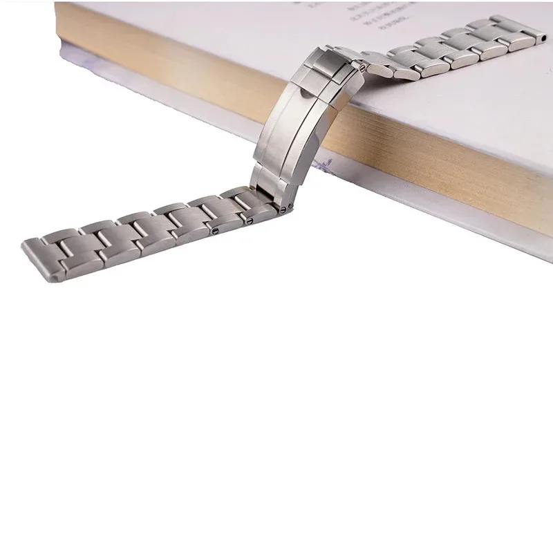 For Rolex Seiko Tudor Strap Bracelet With Oyster Clasp Silver Brushed 316L Steel Replacement Wrist Watch Band 22mm20mm