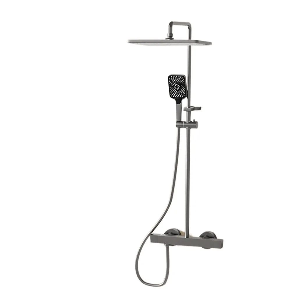 

Full shower shower small apartment bathroom all copper hot and cold simple three-speed shower set