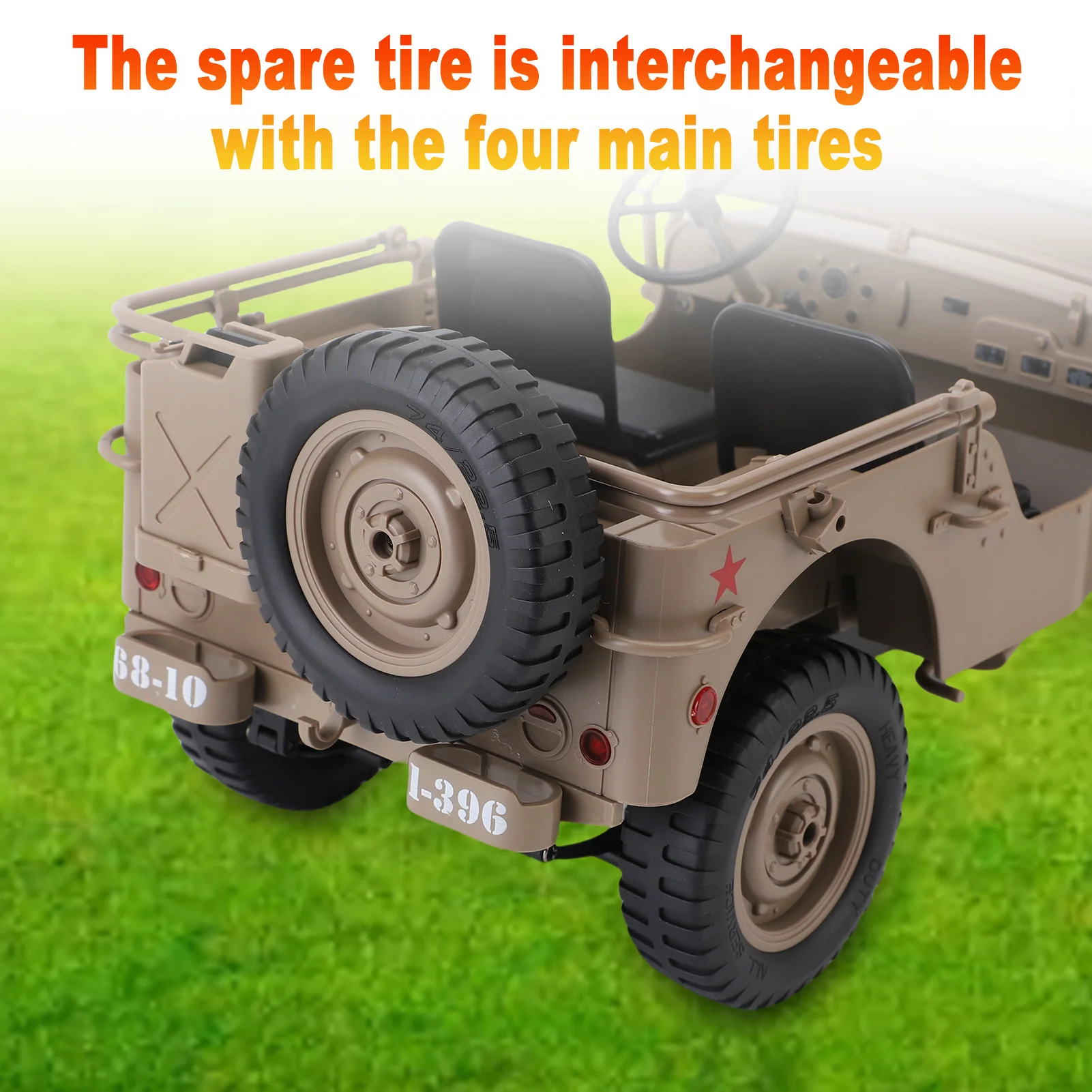 【Nowość】Zdalnie Sterowany Samochód dla Dzieci 2.4Ghz 4WD Terenowy Pojazd z Oświetleniem 1:10 Elektryczny Samochód Terenowy dla Dorosłych i Chłopców