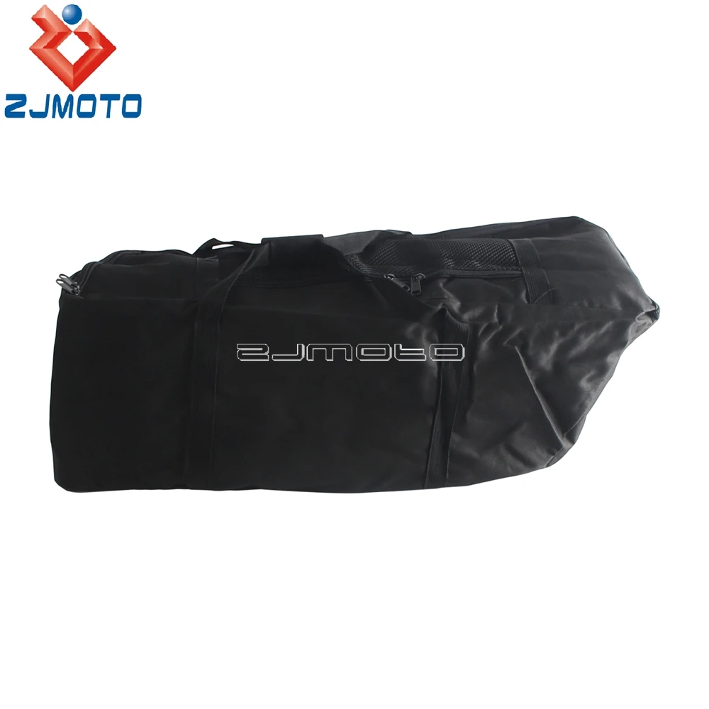 Waterproof Nylon Saddle Bag Saddlebags Luggage W/Straps For Indian Challenger Pursuit Roadmaster Springfield 2021-25 Motorcycle