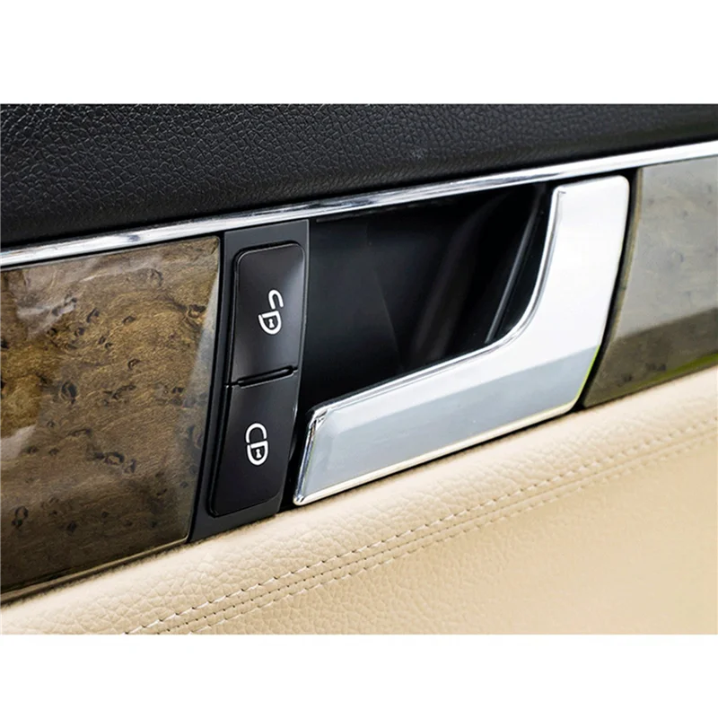 

64PCS Car Door Seat Memory Lock Window Glass Lift Button Cover Sticker For Mercedes Benz CLA/GLA/GLK/GLE/CLS/GL/ML/A/B/E