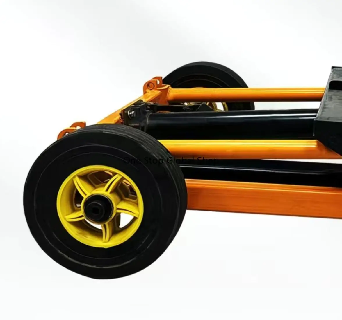 Mini 200kg load-bearing forklift, manual handling stacker, light and small househol lift truck, hydraulic unloading