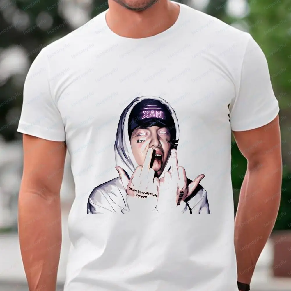 LIL XAN - Unique Music Leisure Trendy Multi-Purpose Short-Sleeved T-Shirt for Both Men and Women with Round Neck
