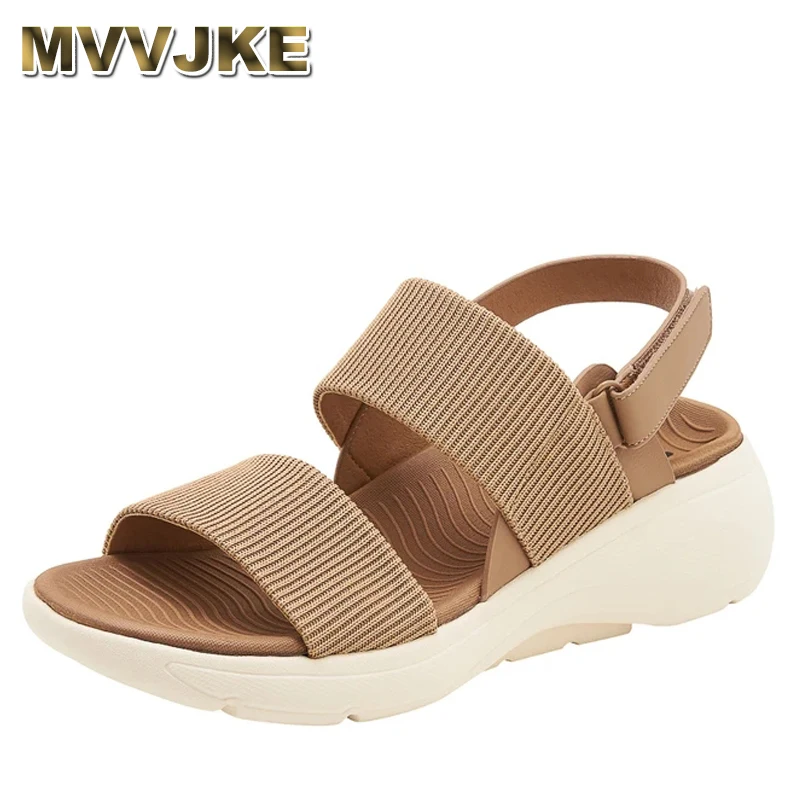 2024 NewThick Sole Mom Sandals Lightweight Non slip, Comfortable Casual Women's Sports Sandals Casual  Fashion Slippers